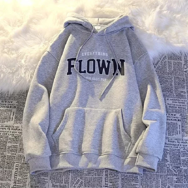 2024 Men's and women's hooded sweatshirt  long sleeved sweater  Korean style  Harajuku  retro  printed  Y2K - Image 3