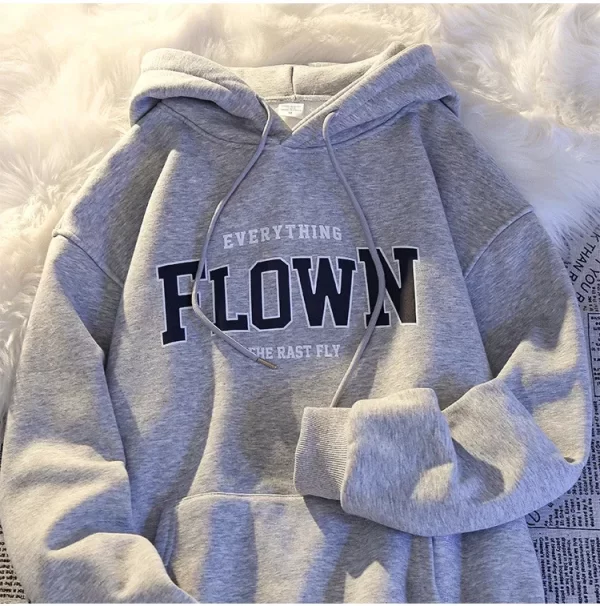 2024 Men's and women's hooded sweatshirt  long sleeved sweater  Korean style  Harajuku  retro  printed  Y2K - Image 4