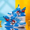 Carton Kid Sneakers Sport Shoes for Boys Fashion Leather Children Breathable Mesh Comfort Shoes Casual Outdoor Running Shoes
