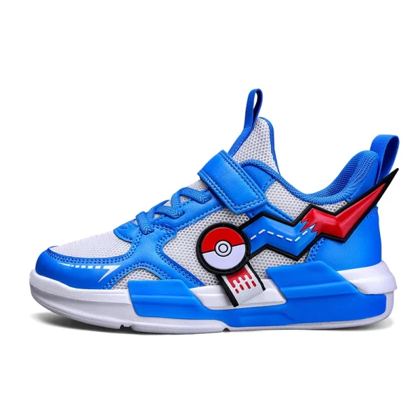 Carton Kid Sneakers Sport Shoes for Boys Fashion Leather Children Breathable Mesh Comfort Shoes Casual Outdoor Running Shoes - Image 9