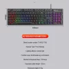 Shadow mechanical feeling, keyboard, desktop computer, laptop, esports game, illuminated wired keyboard - Image 3
