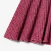 PatPat Family Matching Knit Long-sleeve Color-block/Solid Tops and Lace Hem Dresses Sets - Image 5