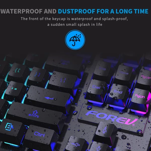 Mechanical Keyboard Wired Gaming Keyboard 104 Keys RGB Backlit Receiver for Laptop Desktop Ergonomics Keycap PC Accessories - Image 6