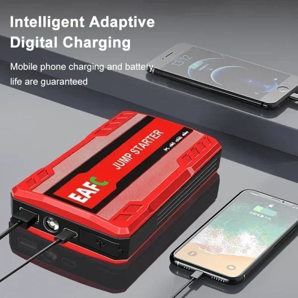 Car Jump Starter 1000A Battery Charger Emergency Power Bank Booster For 12V Diesel Gasoline Vehicle Articles For Cars - Image 5