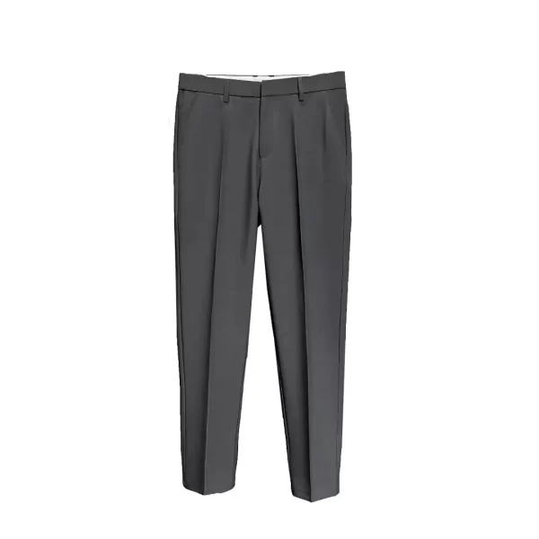 Casual Thin Business Suit Pants Nine-point-eight Inch Men's British Style Dropshipping Fashion Slim Fit Straight-leg Trousers - Image 4