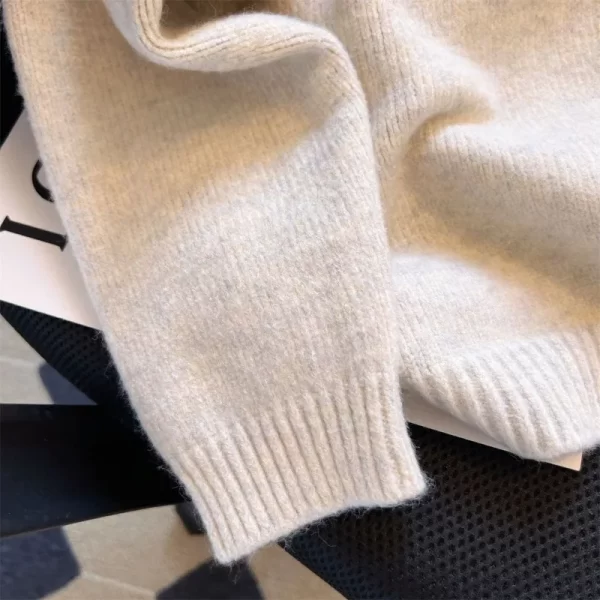 Knitted Cardigan Sweater - Image 2