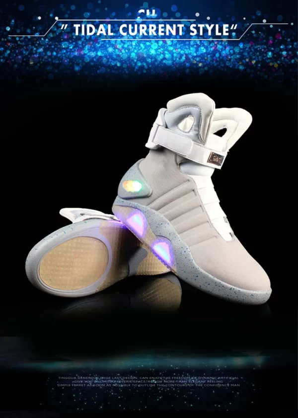 IGxx 1989 Light Up Sneakers LED Mag Shoes for Men Air Shoes USB Recharging Air Shoes Back To The Future Boots Street Sneaker - Image 35