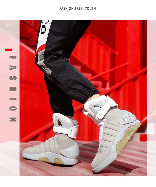 IGxx 1989 Light Up Sneakers LED Mag Shoes for Men Air Shoes USB Recharging Air Shoes Back To The Future Boots Street Sneaker - Image 33