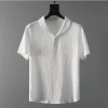 (Shirt+Trousers) 2024 Summer new arrival Men Fashion Classic Shirt men Business Casual Shirts Men A Set Of Clothes Size M-4XL - Image 4