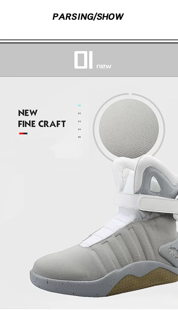IGxx 1989 Light Up Sneakers LED Mag Shoes for Men Air Shoes USB Recharging Air Shoes Back To The Future Boots Street Sneaker - Image 17