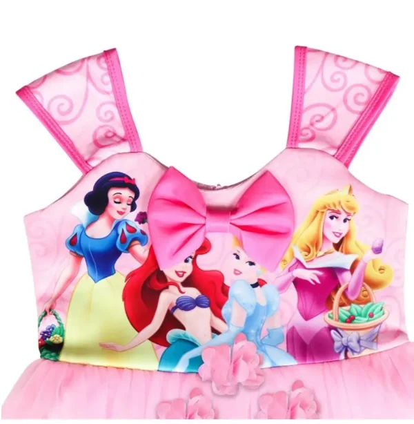 Girls Dress Lace Flowers Dresses For Girls Snow White Party Costume Toddler Dress Birthday Present Children Clothing Summer - Image 16