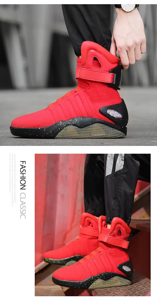 IGxx 1989 Light Up Sneakers LED Mag Shoes for Men Air Shoes USB Recharging Air Shoes Back To The Future Boots Street Sneaker - Image 28