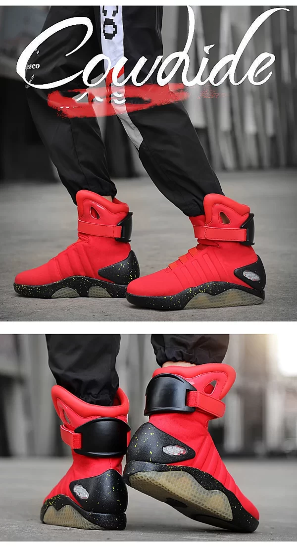 IGxx 1989 Light Up Sneakers LED Mag Shoes for Men Air Shoes USB Recharging Air Shoes Back To The Future Boots Street Sneaker - Image 27