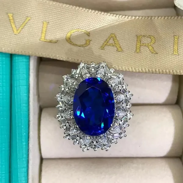 WUIHA Vintage 925 Sterling Silver 3EX Oval 8 CT VVS Sapphire Created Moissanite Wedding Engagement Customized Ring Fine Jewelry - Image 18