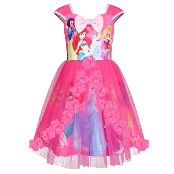 Girls Dress Lace Flowers Dresses For Girls Snow White Party Costume Toddler Dress Birthday Present Children Clothing Summer - Image 13