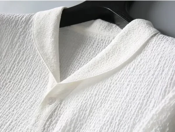 (Shirt+Trousers) 2024 Summer new arrival Men Fashion Classic Shirt men Business Casual Shirts Men A Set Of Clothes Size M-4XL - Image 22
