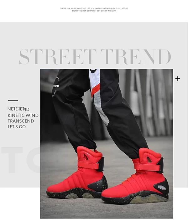 IGxx 1989 Light Up Sneakers LED Mag Shoes for Men Air Shoes USB Recharging Air Shoes Back To The Future Boots Street Sneaker - Image 13