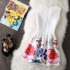 Printed Vintage Sexy Sleeveless Party Mini Dress 2021 Women Autumn Winter Bottoming Vest Mini Dress Elegant Office Ladies Dress - Image 3