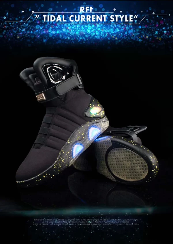 IGxx 1989 Light Up Sneakers LED Mag Shoes for Men Air Shoes USB Recharging Air Shoes Back To The Future Boots Street Sneaker - Image 38