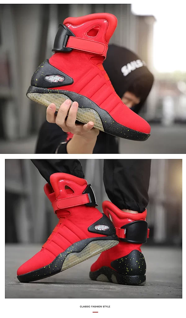 IGxx 1989 Light Up Sneakers LED Mag Shoes for Men Air Shoes USB Recharging Air Shoes Back To The Future Boots Street Sneaker - Image 26