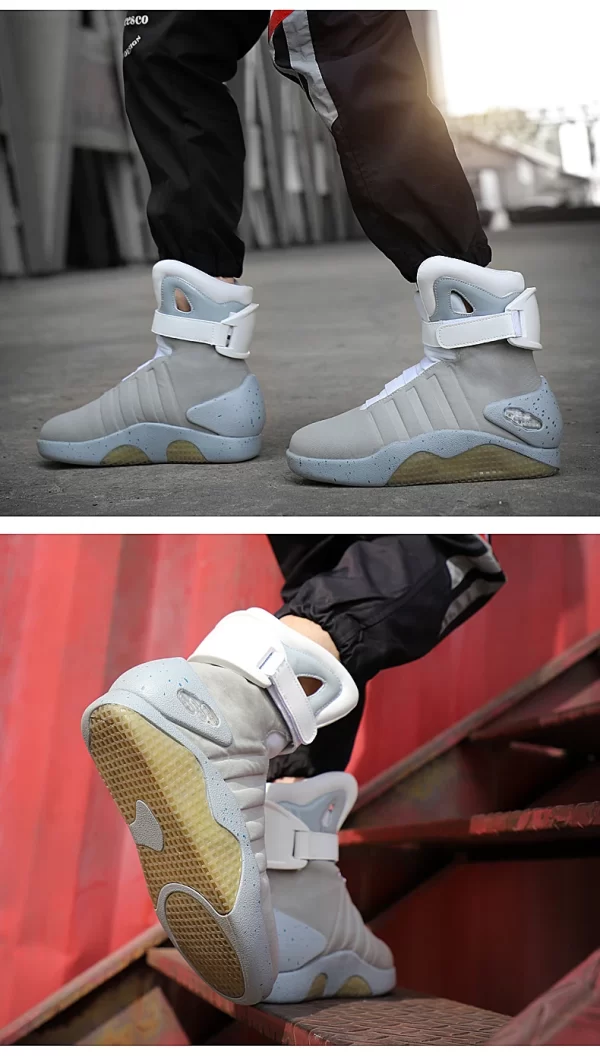 IGxx 1989 Light Up Sneakers LED Mag Shoes for Men Air Shoes USB Recharging Air Shoes Back To The Future Boots Street Sneaker - Image 32