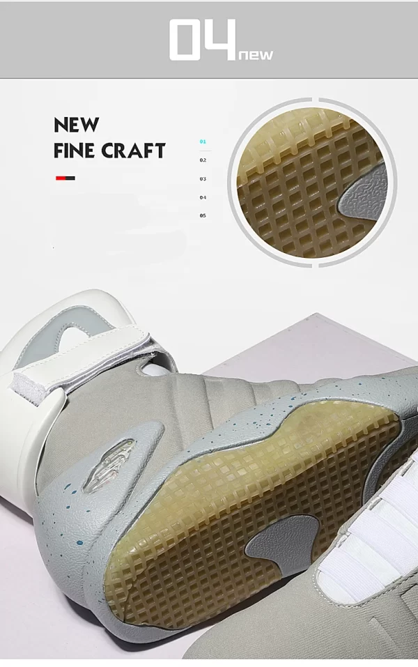 IGxx 1989 Light Up Sneakers LED Mag Shoes for Men Air Shoes USB Recharging Air Shoes Back To The Future Boots Street Sneaker - Image 20