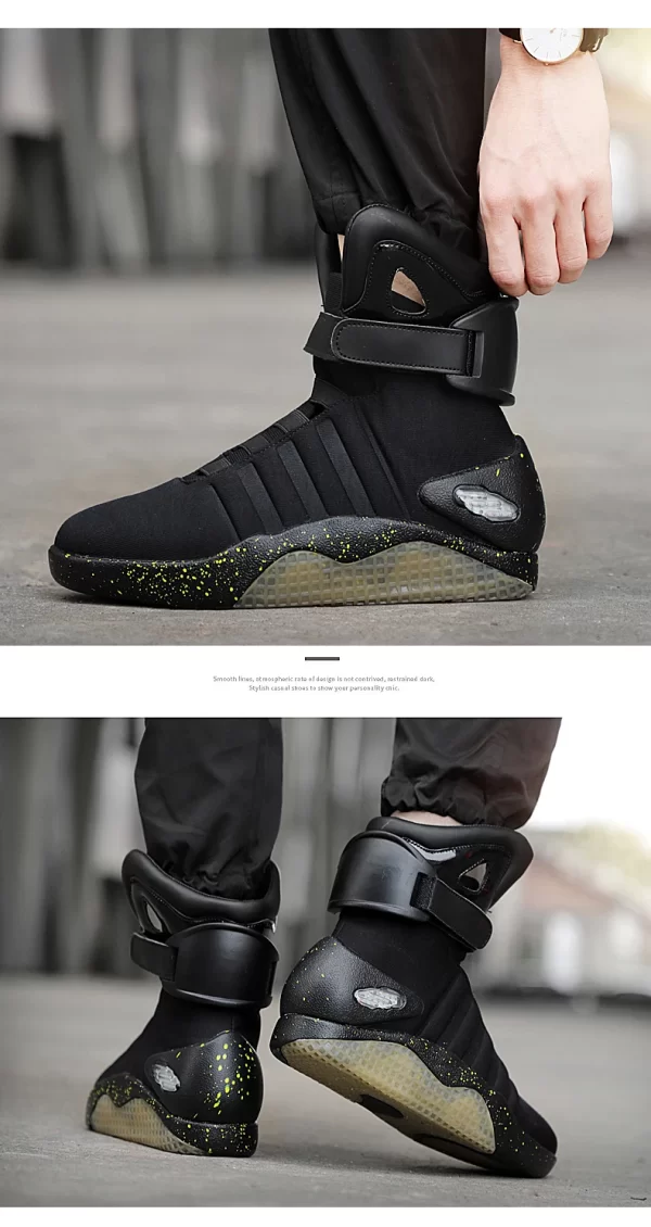 IGxx 1989 Light Up Sneakers LED Mag Shoes for Men Air Shoes USB Recharging Air Shoes Back To The Future Boots Street Sneaker - Image 24