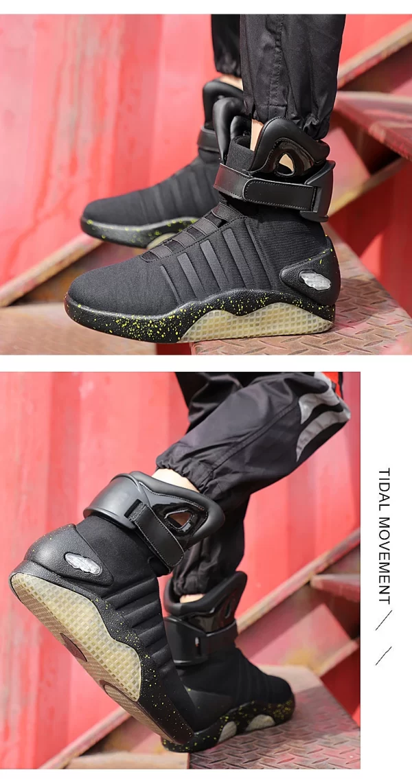 IGxx 1989 Light Up Sneakers LED Mag Shoes for Men Air Shoes USB Recharging Air Shoes Back To The Future Boots Street Sneaker - Image 23