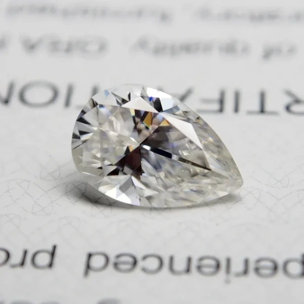 D Color Super White Moissanite Diamond Round / Oval / Pear / Radiant / Emerald / Heart / Princess / Cushion / Asscher Shape - Image 65