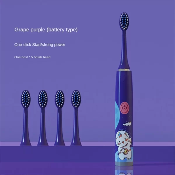 Children Sonic Electric Toothbrush IPX7 Waterproof Sonic Electric Toothbrush Portable USB Charging Sonic Brush Dental Cares - Image 24