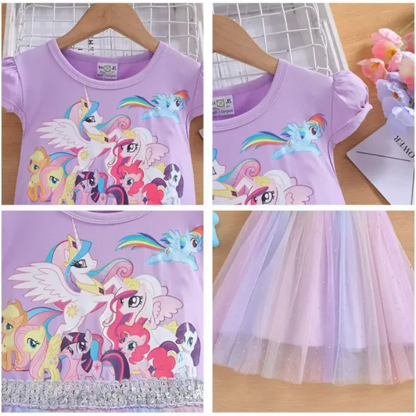 Girls Dress Lace Flowers Dresses For Girls Snow White Party Costume Toddler Dress Birthday Present Children Clothing Summer - Image 27