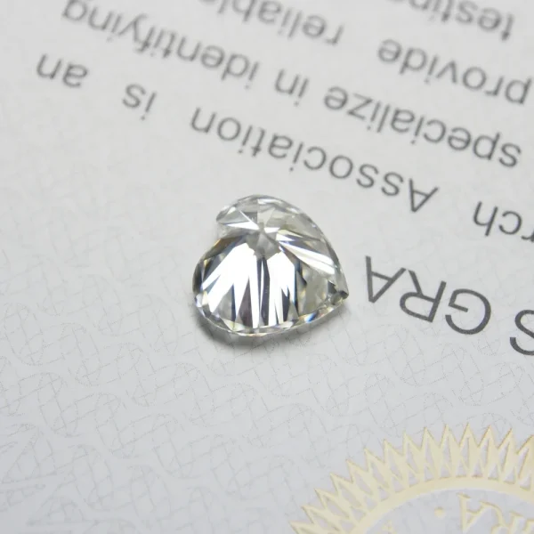 D Color Super White Moissanite Diamond Round / Oval / Pear / Radiant / Emerald / Heart / Princess / Cushion / Asscher Shape - Image 32
