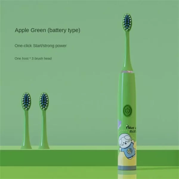 Children Sonic Electric Toothbrush IPX7 Waterproof Sonic Electric Toothbrush Portable USB Charging Sonic Brush Dental Cares - Image 10