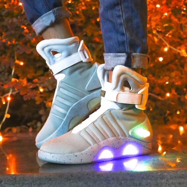 IGxx 1989 Light Up Sneakers LED Mag Shoes for Men Air Shoes USB Recharging Air Shoes Back To The Future Boots Street Sneaker - Image 4