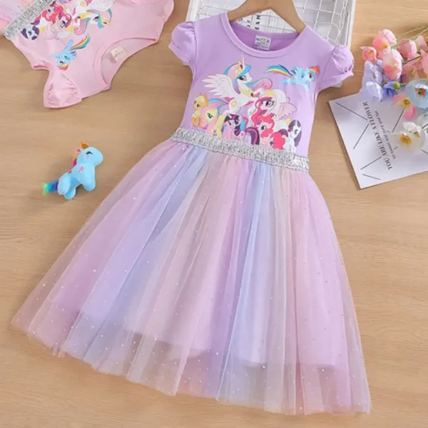 Girls Dress Lace Flowers Dresses For Girls Snow White Party Costume Toddler Dress Birthday Present Children Clothing Summer - Image 24