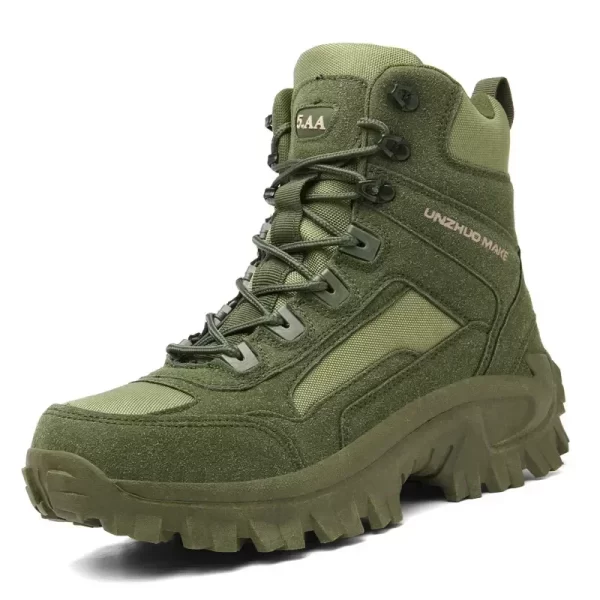 Men sport Boots shoes Boots Mens Men's Desert Waterproof  Ankle New Men Outdoor Sneakers Boots Work Safety Shoes Hiking Shoes