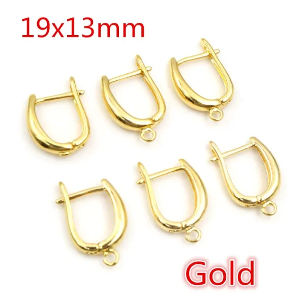 10pcs 2-Styles Bronze French Earring Hooks Lever Back Open Loop Setting for DIY Earring Clips Clasp Jewelry Making Accessories - Image 16