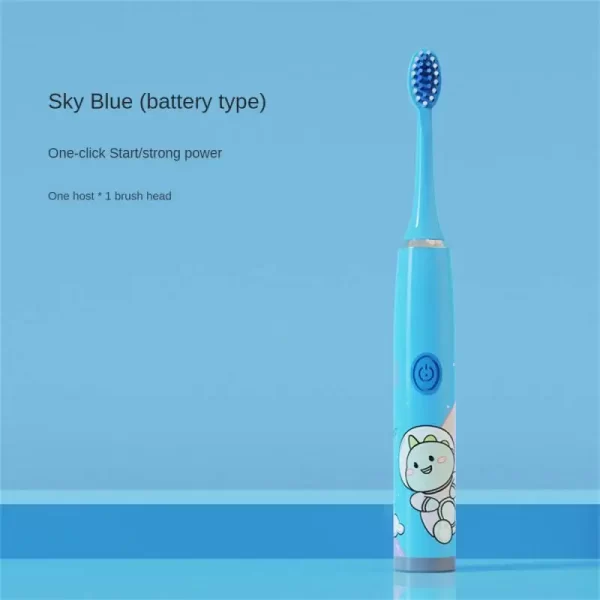 Children Sonic Electric Toothbrush IPX7 Waterproof Sonic Electric Toothbrush Portable USB Charging Sonic Brush Dental Cares - Image 17
