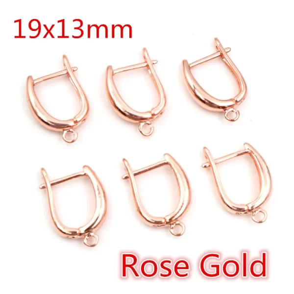 10pcs 2-Styles Bronze French Earring Hooks Lever Back Open Loop Setting for DIY Earring Clips Clasp Jewelry Making Accessories - Image 18