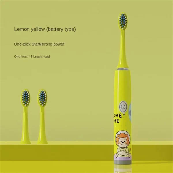 Children Sonic Electric Toothbrush IPX7 Waterproof Sonic Electric Toothbrush Portable USB Charging Sonic Brush Dental Cares - Image 9