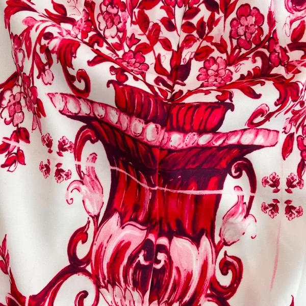 Fashion Runway Summer Short Dress Women's Sleeveless Red Blue And White Porcelain Flower Print Holiday Tank Mini Vestidos - Image 35