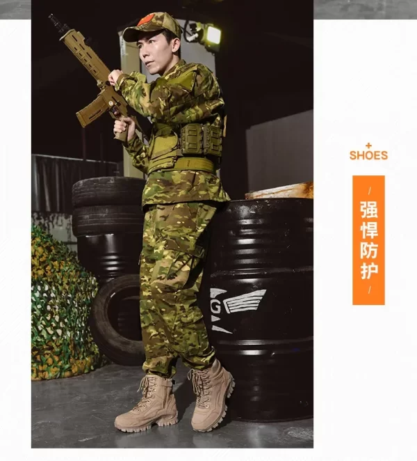 Men sport Boots shoes Boots Mens Men's Desert Waterproof  Ankle New Men Outdoor Sneakers Boots Work Safety Shoes Hiking Shoes - Image 17