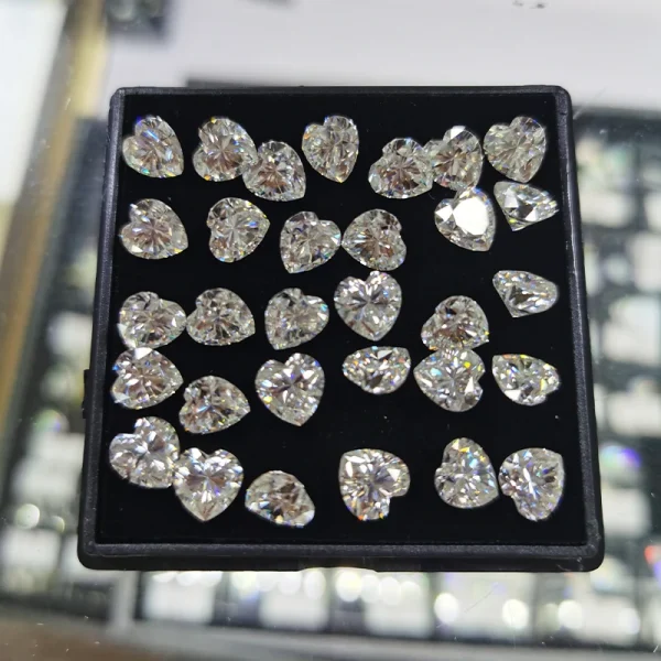 D Color Super White Moissanite Diamond Round / Oval / Pear / Radiant / Emerald / Heart / Princess / Cushion / Asscher Shape - Image 5