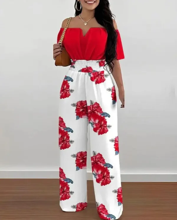 Elegant women jumpsuit, elegant street clothing, women's wide leg Bailey sleeveless tight fitting suit, 2024 high-altitude jump - Image 15