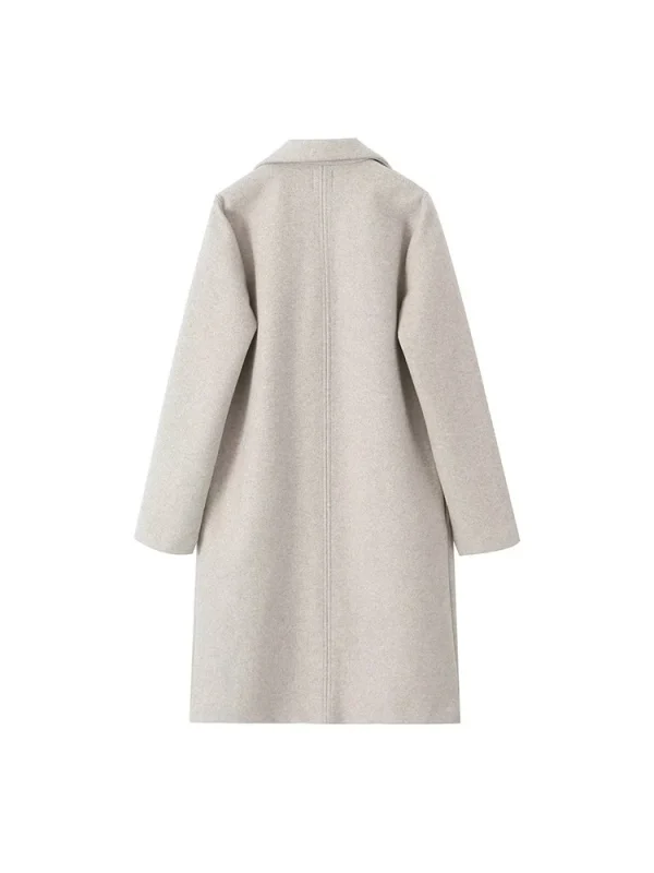 Willshela Women Fashion Solid Open Stitch Long Trench Coats Vintage V-Neck Full Sleeves Female Chic Lady Outfits - Image 12