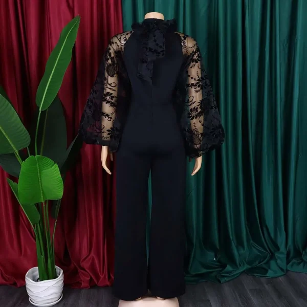 Mesh Jumpsuit Women White Overalls Party Lace Rompers New In Bodysuit One Piece Long Sleeve Summer Long Pants Y2k Spring Work - Image 13
