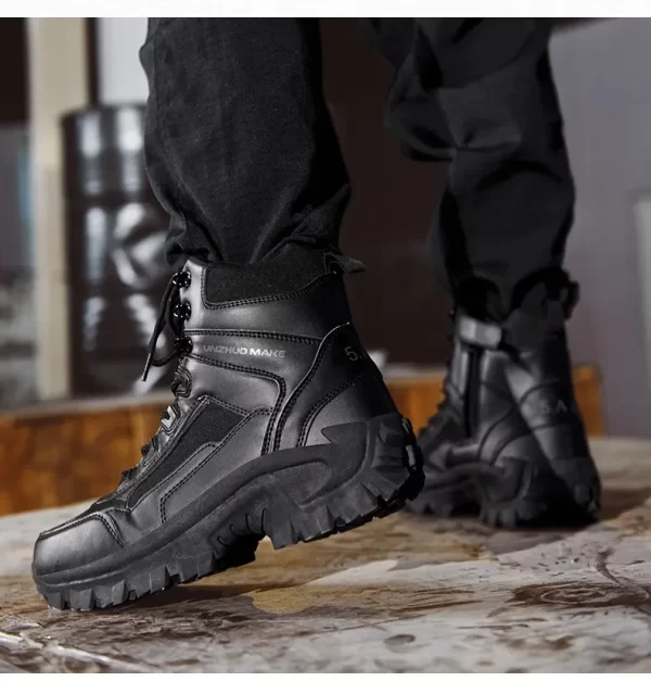 Men sport Boots shoes Boots Mens Men's Desert Waterproof  Ankle New Men Outdoor Sneakers Boots Work Safety Shoes Hiking Shoes - Image 28