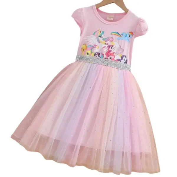 Girls Dress Lace Flowers Dresses For Girls Snow White Party Costume Toddler Dress Birthday Present Children Clothing Summer - Image 10
