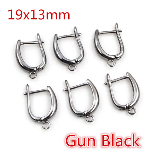 10pcs 2-Styles Bronze French Earring Hooks Lever Back Open Loop Setting for DIY Earring Clips Clasp Jewelry Making Accessories - Image 9