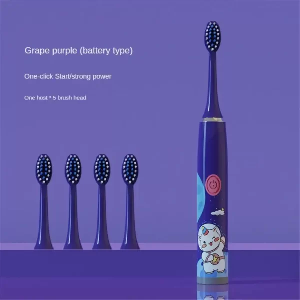 Children Sonic Electric Toothbrush IPX7 Waterproof Sonic Electric Toothbrush Portable USB Charging Sonic Brush Dental Cares - Image 19